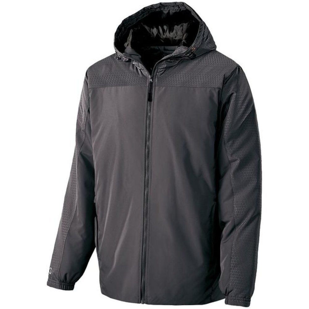 Holloway Bionic Carbon Grey Hooded Jacket - Youth Size XL -‎ NEW